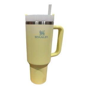 Stanley Lemon Yellow ombre 40 0Z Travel Mug with Handle